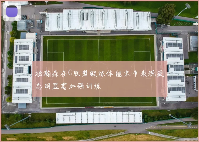 杨瀚森在G联盟锻炼体能末节表现疲态明显需加强训练