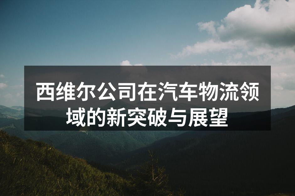 西维尔公司新技术应用现场