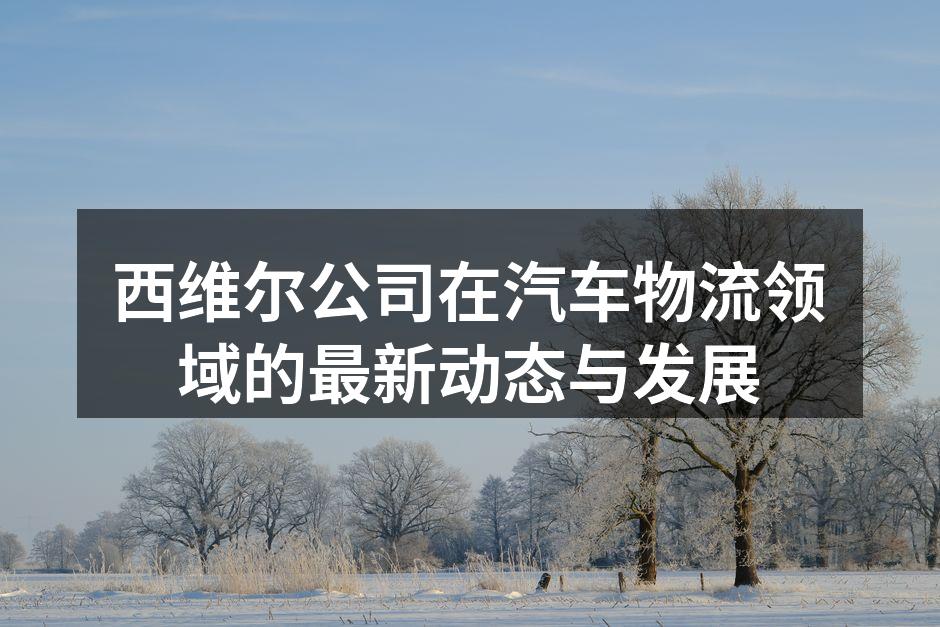 西维尔公司的新物流中心